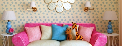 Горошек как дизайнерское решение в интерьере